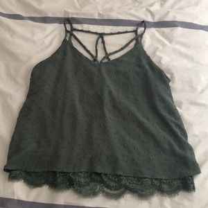 Green summer top